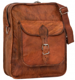 Ziegenleder Fahrradtasche mit Tragegurt Ziegenleder Fahrradtasche mit Tragegurt