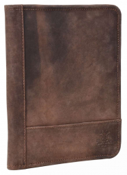 Altbraune Stiftemappe aus Leder Altbraune Stiftemappe aus Leder