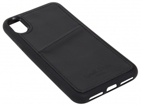 Leder-Case in schwarz für iPhone X Leder-Case in schwarz für iPhone X