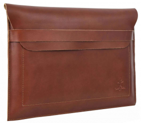 Braune Lederhülle für... Braune Lederhülle für MacBook Air