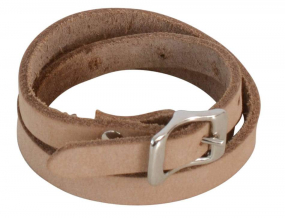 Hellbraunes Lederarmband mit Schnallenverschluss Hellbraunes Lederarmband mit Schnallenverschluss