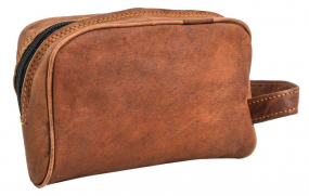 Vintage-Kulturtasche... Vintage-Kulturtasche aus Ziegenleder