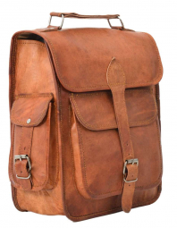 Ziegenleder Rucksack... Ziegenleder Rucksack im Vintage-Stil