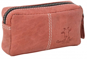 Leder-Schlüsseltasche in rot Leder-Schlüsseltasche in rot