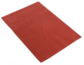 Stuk leer A5 rood buffelleer Stuk leer A5 rood buffelleer