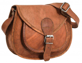 Halbrunde Ziegenleder Handtasche Halbrunde Ziegenleder Handtasche