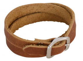 Braunes Lederarmband mit Schnallenverschluss Braunes Lederarmband mit Schnallenverschluss