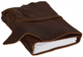 A& Notizbuch mit Ledereinband in braun A& Notizbuch mit Ledereinband in braun