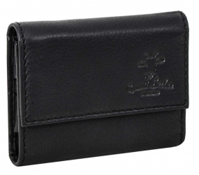 Schwarze Büffelleder Schlüsseltasche Schwarze Büffelleder Schlüsseltasche