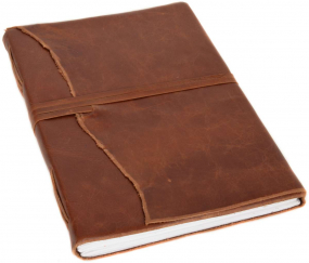 Büffelleder Notizbuch mit Lederband Büffelleder Notizbuch mit Lederband
