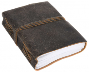 Kleines Lederbuch mit... Kleines Lederbuch mit Lederband