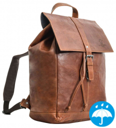 Büffelleder Freizeitrucksack in honigbraun Büffelleder Freizeitrucksack in honigbraun