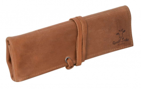 Hellbraune Leder-Federtasche Hellbraune Leder-Federtasche