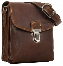 Kleine Umhänge- und Gürteltasche in dunkelbraun Kleine Umhänge- und Gürteltasche in dunkelbraun