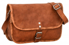 Ziegenleder Handtasche in braun Ziegenleder Handtasche in braun