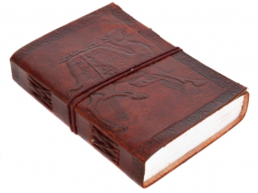 Kleines geprägtes Lederbuch Kleines geprägtes Lederbuch