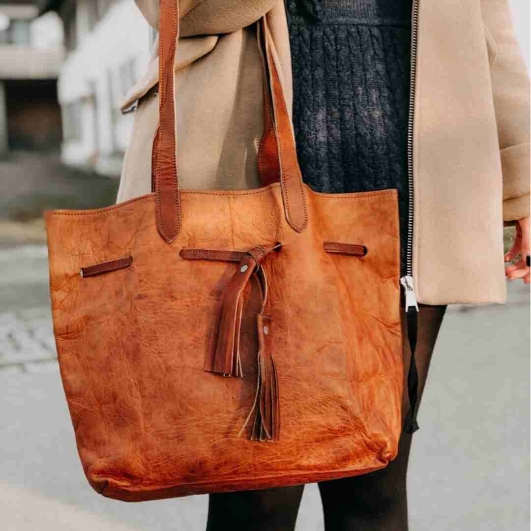 Sac Cabas Phoebe En Cuir Sur Gusti Cuir Fr