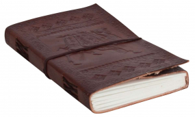 Leder-Notizbuch mit Kamelprägung Leder-Notizbuch mit Kamelprägung