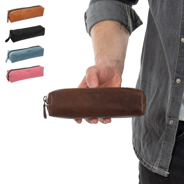 Gusti Leder /'Franklin/' Federtasche Federmappe Federmäppchen Mäppchen Stifteetui