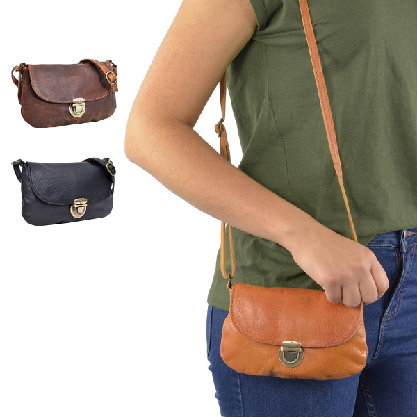 Shoulder Bag Satchel Handbags Leather Bag Vintage Brown Leather - Rona