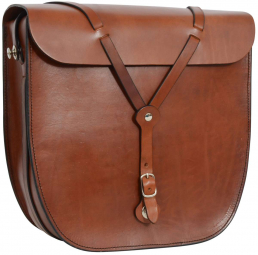 Hofsattlerei Cosack... Hofsattlerei Cosack Leder-Fahrradtasche in braun
