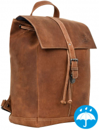 Büffelleder Freizeitrucksack in matt braun Büffelleder Freizeitrucksack in matt braun