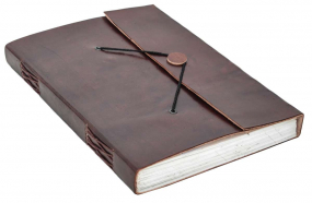 Braunes Leder-Notizbuch Braunes Leder-Notizbuch
