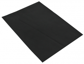 Schwarz Lederstück aus Büffelleder Schwarz Lederstück aus Büffelleder
