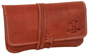 Rote Tabaktasche aus... Rote Tabaktasche aus Büffelleder
