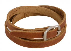 Braunes Lederarmband mit Schnallenverschluss Braunes Lederarmband mit Schnallenverschluss
