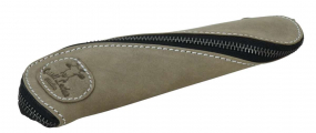 Leder-Federmäppchen in grün Leder-Federmäppchen in grün