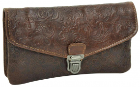 Lederhandtasche für... Lederhandtasche für Frauen mit Schnappschloss