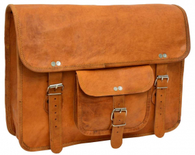 Ziegenleder... Ziegenleder Umhängetasche mit Rucksackfunktion