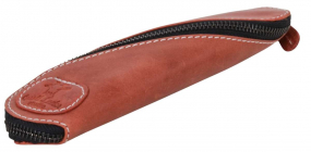 Leder-Federmäppchen in rot Leder-Federmäppchen in rot