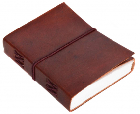 Kleines braunes Rindsleder Notizbuch Kleines braunes Rindsleder Notizbuch