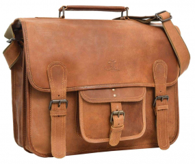 Leder-Arbeitstasche in braun Leder-Arbeitstasche in braun