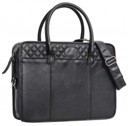 Schwarze Laptoptasche... Schwarze Laptoptasche mit Henkeln