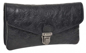 Lederhandtasche für... Lederhandtasche für Frauen mit Schnappschloss