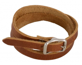 Braunes Armband aus Büffelleder Braunes Armband aus Büffelleder