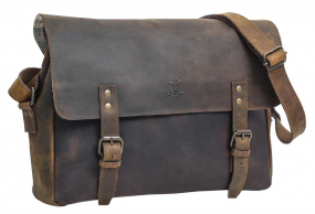 Dunkelbraune Umhängetasche aus Leder Dunkelbraune Umhängetasche aus Leder