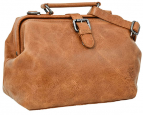 Hellbraune Leder-Handtasche Hellbraune Leder-Handtasche