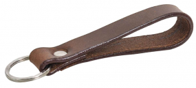 Brauner Schlüsselanhänger aus Büffelleder Brauner Schlüsselanhänger aus Büffelleder