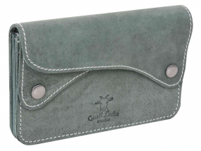 Leder-Festivaltasche in blau Leder-Festivaltasche in blau