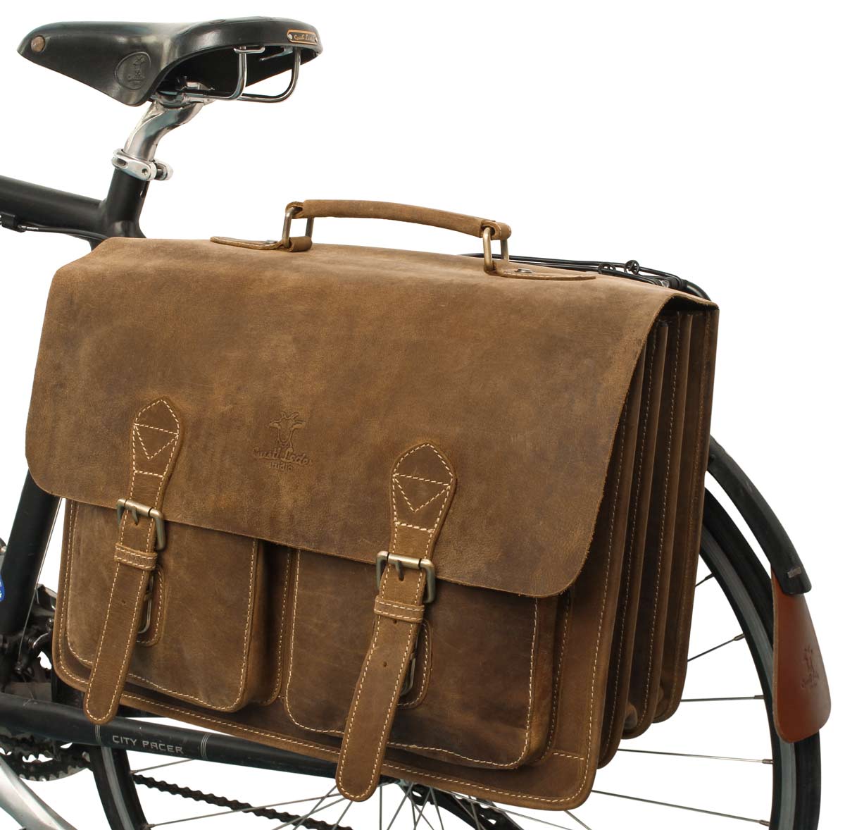 Lehrertasche fürs Fahrrad "Marco P." Gepäckträgertasche