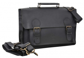 Schwarze Umhängetasche... Schwarze Umhängetasche mit Rucksackfunktion