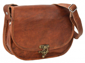 Ziegenleder-Handtasche... Ziegenleder-Handtasche mit Dornverschluss
