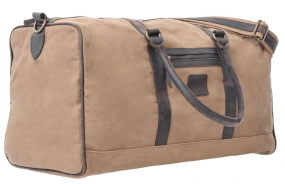 Canvas-Leder... Canvas-Leder Reisetasche in hellbraun
